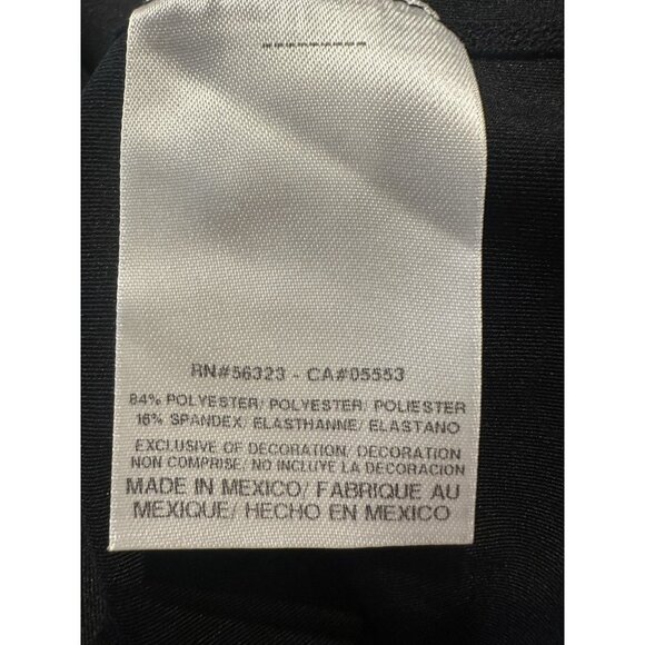 Nike Pro Womens XL Combat Dri-Fit Fitted V-neck Athletic Shirt BLACK Gym Workout - Picture 5 of 5